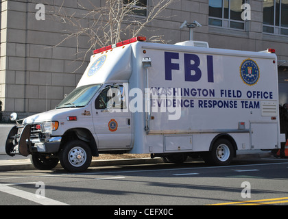 FBI Prova la risposta del team di veicolo Foto Stock