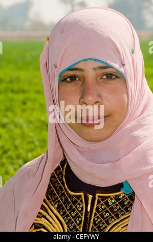 Ragazza egiziana Foto Stock