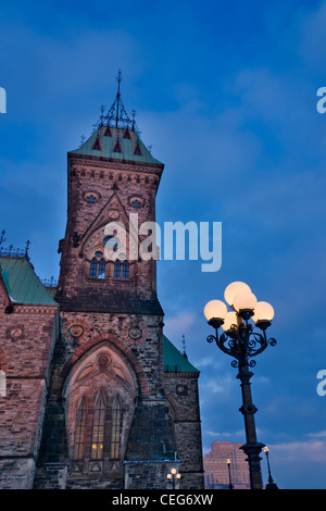 Il Parlamento al tramonto, Ottawa, Canada Foto Stock