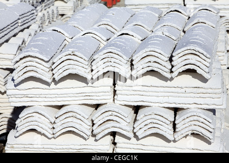 Tegole romane, il bacino di Arcachon, Gironde, Francia Foto Stock