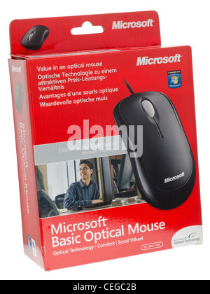Microsoft Mouse ottico Foto Stock