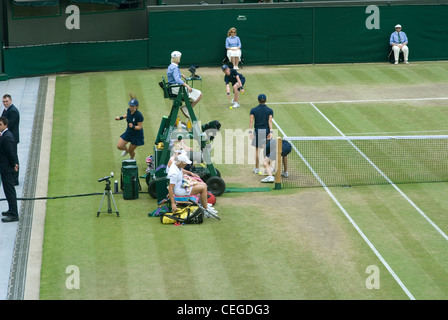 I campionati di tennis di Wimbledon Foto Stock
