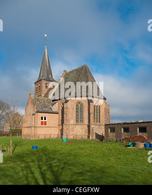 Nella piccola chiesa Persingen, il più piccolo villaggio nei Paesi Bassi, con 89 residenti Foto Stock