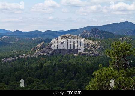 American Black Hills Custer State Park South Dakota negli Stati Uniti paesaggio montano degli Stati Uniti natura selvaggia splendido paesaggio nessuno ad alta risoluzione orizzontale Foto Stock