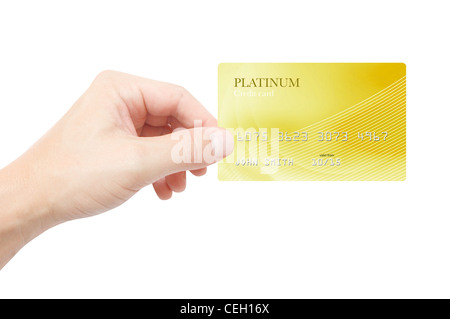 Azienda carta di credito Foto Stock