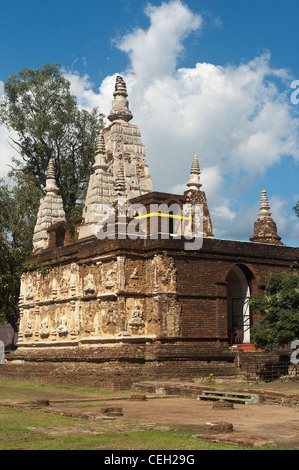 Elk208-1491v Thailandia Chiang Mai Wat Chet Yot, 1476 Foto Stock