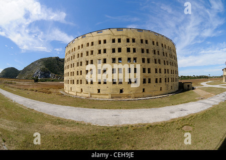 Presidio Modelo, più famosa prigione cubana, Isla de la Juventud, l'isola del tesoro, Cuba, Caraibi Foto Stock