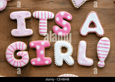 Baby shower cookies Foto Stock