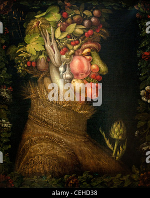 Estate L'estate le Quattro Stagioni 1573 da ARCIMBOLDO Giuseppe 1527-93 Italia Italiano Foto Stock