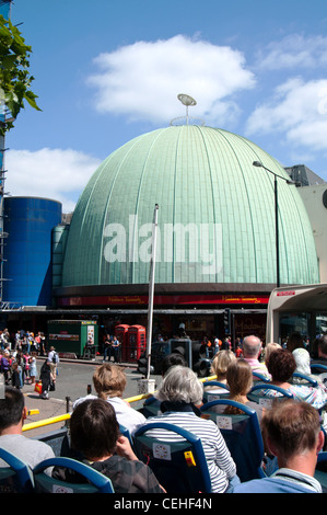 Londra Madame Tussaud Planetarium di alloggiamento dei Supereroi Marvel 4D'attrazione. Foto Stock