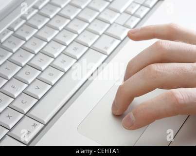 Battitura a macchina Foto Stock