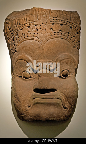 Asura ( demon dèi dio ) 12 - 13 Secolo Cambogia stile Bayon Foto Stock