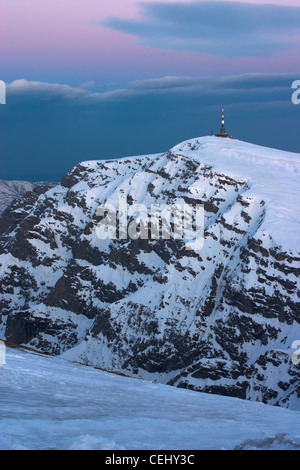 Costila relayup nelle montagne di Bucegi, Romania Foto Stock