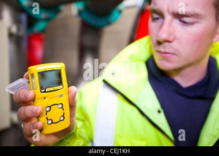 Il Farmgen anaerobica digestor bio a Dryholme Agriturismo vicino a Silloth Cumbria, Regno Unito. Foto Stock