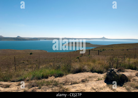 Diga di Sterkfontein,Sterkfontein Dam riserva naturale,vicino a Harrismith,Free Provincia Stato Foto Stock