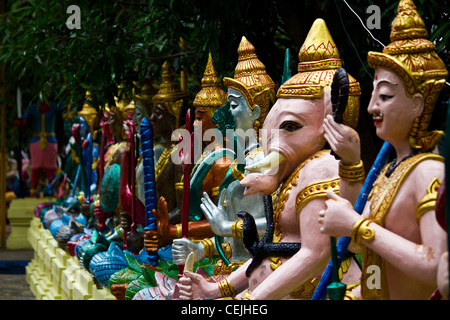 Deva in stile tradizionale Tailandese decorazione Foto Stock