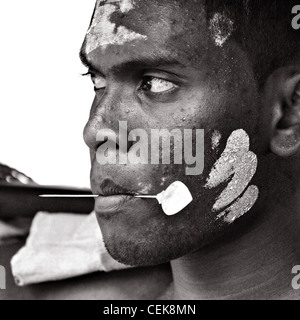 Portrait - festival indù di thaipusam cavadee Foto Stock