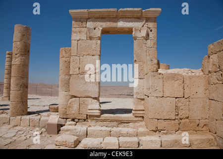 Avdat Nabatei fondata nel IV secolo A.C. stazione lungo 'incenso Spice Route' Orient coste mediterranee in 106 ad Avdat Foto Stock