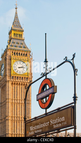 La metropolitana di Londra Foto Stock