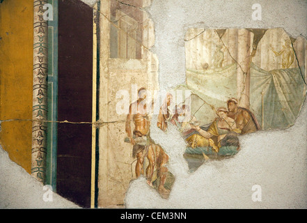 L'Italia, Napoli, Napoli Museo, da Pompei, Casa di Giuseppe II (VIII 2,39), Sofonisba della morte Foto Stock