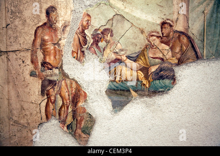 L'Italia, Napoli, Napoli Museo, da Pompei, Casa di Giuseppe II (VIII 2,39), Sofonisba della morte Foto Stock