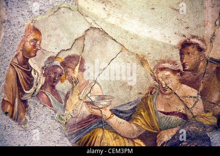 L'Italia, Napoli, Napoli Museo, da Pompei, Casa di Giuseppe II (VIII 2,39), Sofonisba della morte Foto Stock