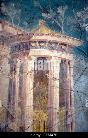 L'Italia, Napoli, Napoli Museo, da Pompei, Casa IV, Insula Occidentalis 44, pannello Foto Stock