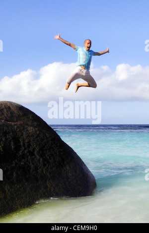 Saltare! Foto Stock