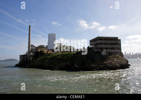 Immagine dell isola di Alcatraz vicino a San Francisco Foto Stock