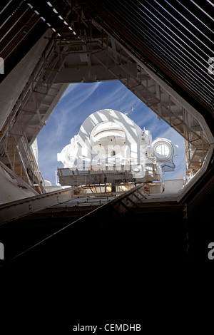 Vende, Arizona - L'MMath-Pierce telescopio solare al Kitt Peak National Observatory, il più grande del mondo di telescopio solare. Foto Stock