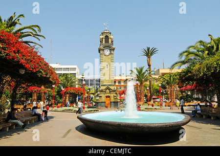 Plaza Colon / Antofagasta Foto Stock