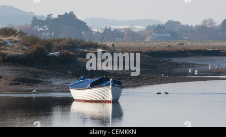 Burnham Overy Staithe a bassa marea Foto Stock