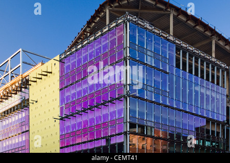 Il Laboratorio di media estensione sotto i lavori per la costruzione di un campus MIT Foto Stock