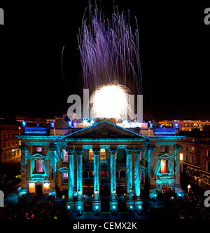 Newcastle Theatre Royal 175Feste di compleanno, Grey Street, Newcastle upon Tyne, Tyne and Wear Foto Stock