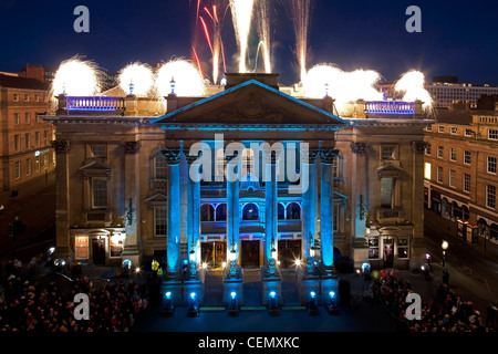 Newcastle Theatre Royal 175Feste di compleanno, Grey Street, Newcastle upon Tyne, Tyne and Wear Foto Stock