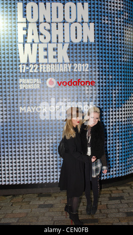 La London Fashion Week 2012 Foto Stock