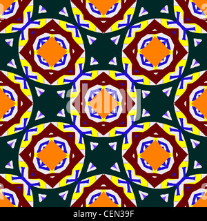 Abstract disegno geometrico, seamless texture arte vettoriale illustrazione Foto Stock