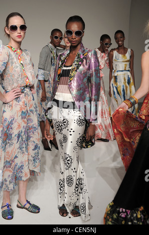 Duro Olowu New York pronto a WearSpringSummer 2012 Foto Stock