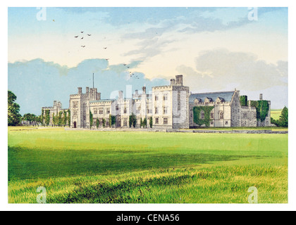 Penshurst Place Tonbridge Kent England Regno Unito Park sala grande castello Foto Stock