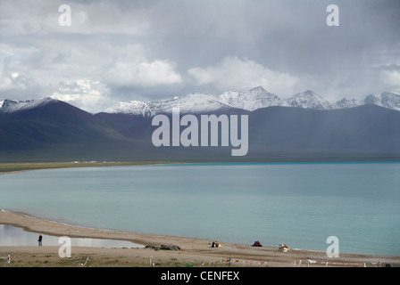 Lago Namtso Foto Stock