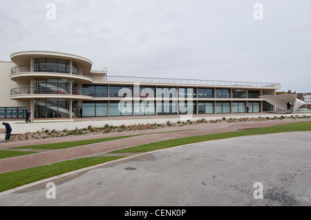 De La Warr Pavilion Bexhill on Sea art deco pubblico edificio per il tempo libero Foto Stock