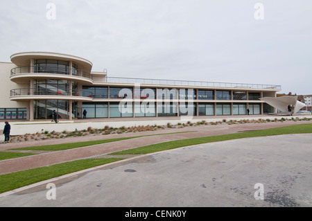 De La Warr Pavilion Bexhill on Sea art deco pubblico edificio per il tempo libero Foto Stock