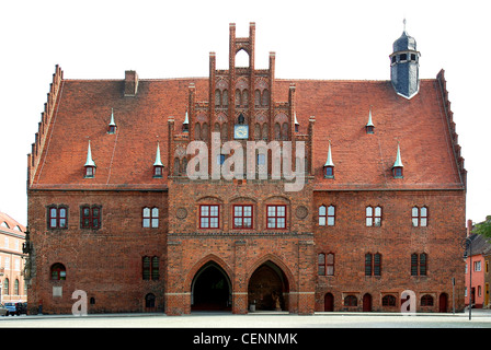 Municipio della città di Brandeburgo di Jueterbog. Foto Stock