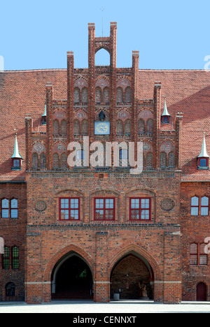 Portale del municipio della città di Brandeburgo di Jueterbog. Foto Stock