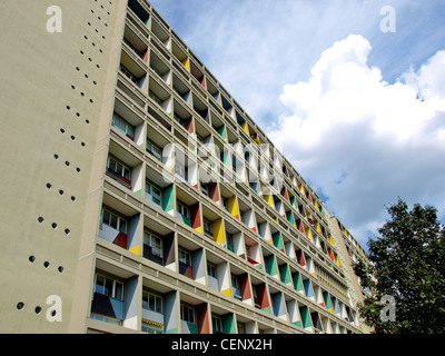 Corbusier Haus architettura moderna a Berlino in Germania (Deutschland) Foto Stock