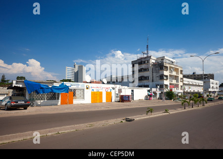 Avenue de France, Brazzaville, Repubblica del Congo, Africa Foto Stock