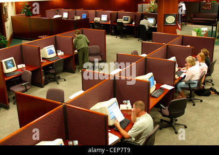 FamilySearch Center a Joseph Smith Memorial Building Temple Square sede mormone di Salt Lake City, UT Foto Stock