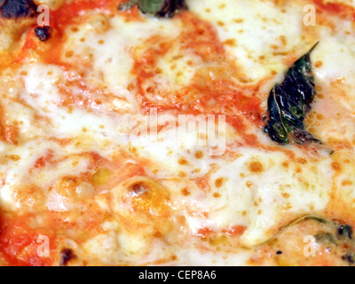 Italian Pizza Margherita noto anche come Margarita Foto Stock