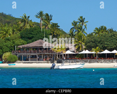 Castaway Island Resort, Isole della Mamanuca, Figi e Sud Pacifico Foto Stock