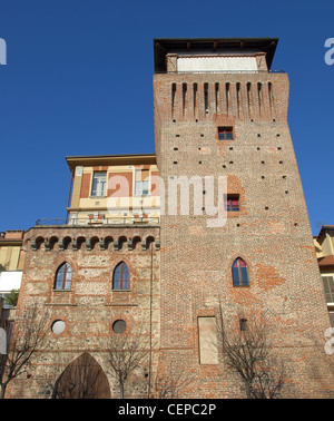 Torre di Settimo Torinese ( Torre Medievale ) castello medievale vicino a Torino Foto Stock